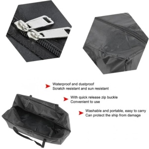Transporttas voor een boot met aas, iUni, waterdicht, 60x27x23 cm - Img 6