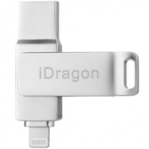 USB-Stick 128 GB iUni iDragon Lightning und USB 3.0 für iPhone/iPad, silberfarben - Img 9