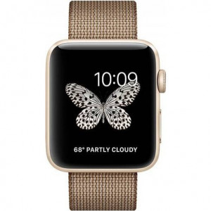 Λουράκι iUni Woven Strap για Apple Watch 1/2/3/4/5/6/7 38 mm Νάιλον Καφέ - Img 7