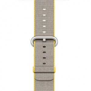 Λουράκι iUni Woven Strap για Apple Watch 1/2/3/4/5/6/7 44 mm Νάιλον Κίτρινο/Γκρι - Img 5