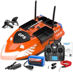 Σκάφος για ψάρεμα iUni V802 PRO, GPS, 5200mAh, 4 δεξαμενές, 3kg, 500m, 15km/h, τηλεχειριστήριο 2,4GHz