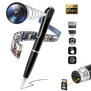 Στυλό-κάμερα κατασκοπείας iUni W9 με κάμερα Full HD, 8 GB, εγγραφή ήχου και βίντεο, φωτογραφίες - Img 6