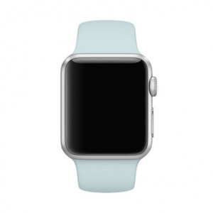 Каишка iUni за Apple Watch 1/2/3/4/5/6/7 44 мм Силикон Turquoise - Img 4