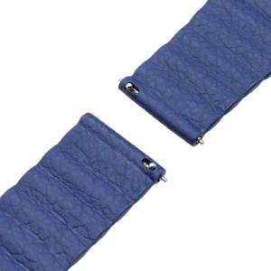 Каишка iUni Leather Loop 20 мм за Gear S2 Еко кожа Син - Img 9
