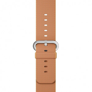 Каишка iUni Woven Strap за Apple Watch 1/2/3/4/5/6/7 42 мм Найлон Златист/Червен - Img 6