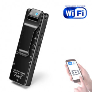 Камера за тяло iUni K16, Wi-Fi, 4K изглед, репортерски телефон, въртящ се на 180° обектив - Img 7