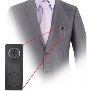 Копче за дрехи със Spy Camera iUni N123, 32GB - Img 3
