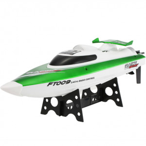 Лодка за дистанционно iUni FT009 Top Speed Racing Flipped Boat, Зелен - Img 10
