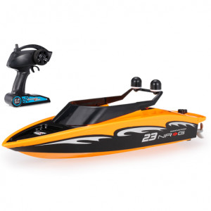 Лодка за дистанционно iUni RC Racing Boat Водоустойчив, 2.4Ghz Честота, Оранжев - Img 3
