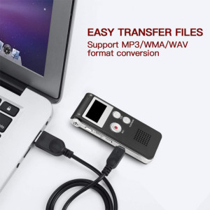 Мини професионален диктофон iUni SpyMic REP03, 8 GB вътрешна памет, MP3 Player - Img 11