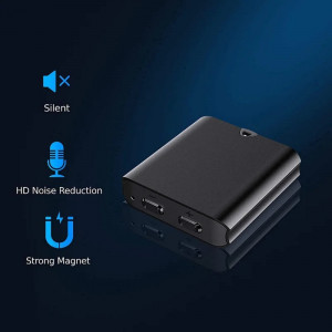 Мини шпионски рекордер iUni Q63, 32GB, магнитен, гласово активиране, MP3 плейър - Img 5