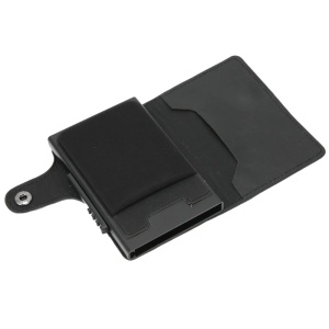 Портфейл iUni P4, RFID, слот за 9 карти, черен - Img 5