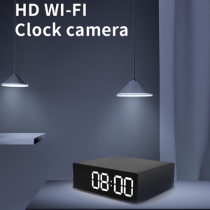 Часовник iUni SpyCam IP33, Wi-Fi, Full HD Шпионска камера, 150-градусов ъгъл, P2P, Нощно виждане, Сензор за движение - Img 6