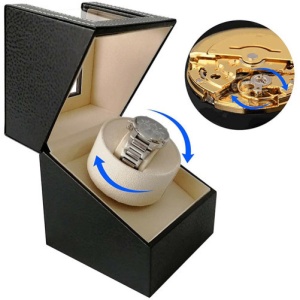 iUni automatische horlogewinder, Horlogewinder, Zwart-Crème - Img 2