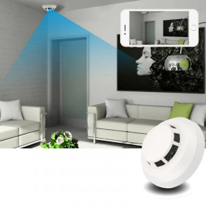 iUni E155 spy camera with smoke detector, 4K, night vision, Wi-Fi Direct (P2P), local connection and viewing via Android phone or tablet only - Img 7