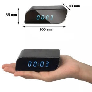 iUni IP99 WiFi камера шпионски часовник, 8GB, Full HD, 150 градуса, нощно виждане, сензор за движение, P2P - Img 4