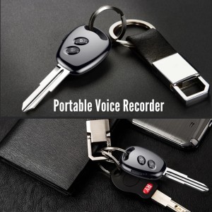 iUni M1 Мини шпионски ключ за кола, 8GB, гласово активиране, MP3 плейър - Img 11