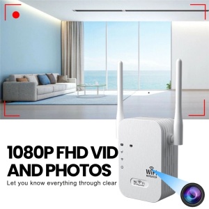 iUni RP1 Draadloze signaalversterker met spionagecamera iUni RP1, 64 GB, wifi, Full HD, liveweergave op uw telefoon - Img 3