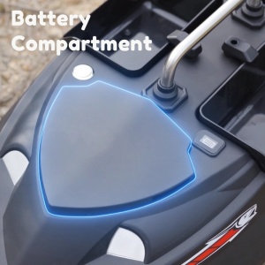 iUni V802 aasboot, 18.000 mAh, 4 reservoirs, 3 kg, 500 m, 15 km/u, 2,4 GHz afstandsbediening, zwart - Img 3