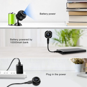 iUni W8 Мини шпионска камера, Wi-Fi, Full HD изглед, сензор за движение, нощно виждане - Img 9
