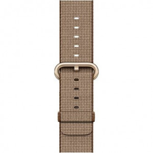 iUni Woven Strap-horlogeband voor Apple Watch 1/2/3/4/5/6/7 40 mm Nylon Bruin - Img 8