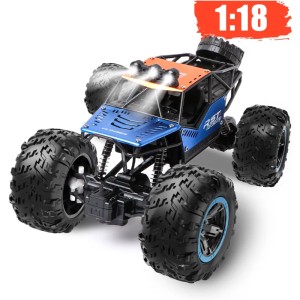 iUni YHC021 Автомобил с дистанционно управление, мащаб 1:18, офроуд автомобил за катерене, 27 MHz, син - Img 4