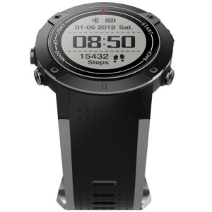Smartwatch iUni DM18, Време на готовност 30 дни, GPS, Bluetooth, OLED, Водоустойчив, сив - Img 9