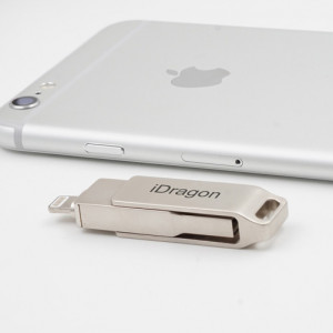 USB стик 32GB iUni iDragon Lightning и USB 3.0 iPhone/iPad, Сребрист - Img 12
