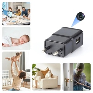 USB-oplader met spionagecamera iUni IP1000, wifi, 64 GB, 4K-weergave, audio-video, P2P - Img 6
