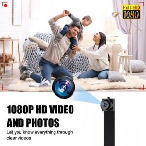 Κάμερα κατασκοπείας iUni SpyCam IP40, Full HD 1080p, Ασύρματη, P2P - Img 4