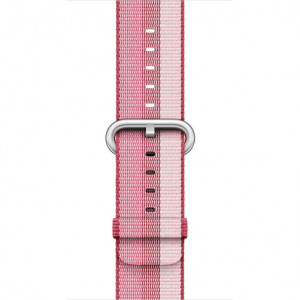 Λουράκι iUni Woven Strap για Apple Watch 1/2/3/4/5/6/7 44 mm Νάιλον Berry Ροζ - Img 6