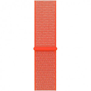 Каишка iUni Спортен Woven Strap за Apple Watch 1/2/3/4/5/6/7 38 мм Найлон Electric Оранжев - Img 6
