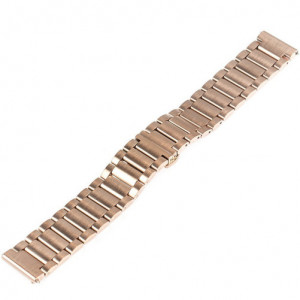 Каишка iUni 22 мм за Gear S3 Стомана Rose Gold - Img 3