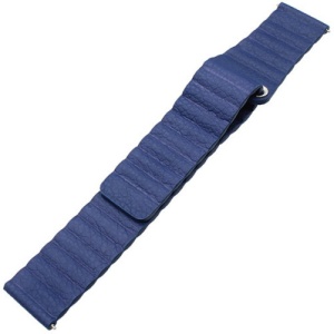 Каишка iUni Leather Loop 20 мм за Gear S2 Еко кожа Син - Img 10