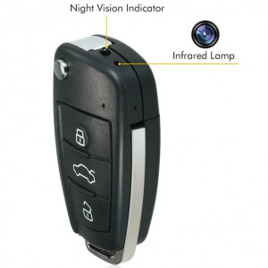 Ключове за кола iUni SpyCam RMS23, HD Шпионска камера, Нощно виждане, Сензор за движение, Фотография, Видео - Img 4