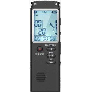 Мини професионален диктофон iUni SpyMic REP06, 8 GB вътрешна памет, MP3 Player - Img 5