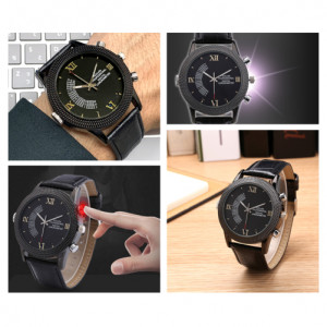 Часовник iUni SpyCam WP50, Full HD Шпионска камера, Нощно виждане, Фотография, Видео, Диктофон, 32 GB - Img 9