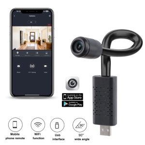 Шпионска камера iUni A12, Wi-Fi, Слот за Micro SD Карта, Преглед на Живо на Телефона - Img 2