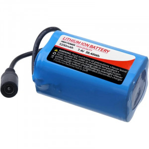 Bait Boat Battery, 5200mAh, iUni BT5, 7.4V, Li-ion