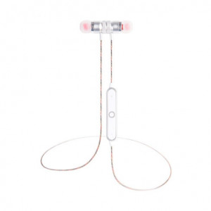 Bluetooth слушалка iUni CB08, Магнит, Сребрист - Img 1