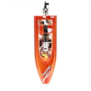 Ferngesteuertes Boot iUni FT009 Top Speed Racing Flipped Boat, Orange - Img 5