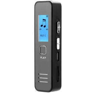 iUni 007 Mini-Digitalrekorder, 17 Stunden Akkulaufzeit, MP3-Player