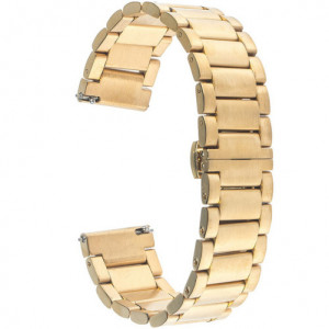 iUni 20 mm strap for Gear S2, Steel, Gold-tone - Img 2