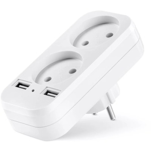 iUni AD1 Spionagekamera mit Doppeladapter, WLAN, Full HD, Bewegungssensor - Img 2