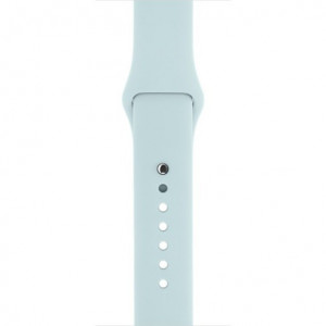 iUni-Armband für Apple Watch 1/2/3/4/5/6/7, 44 mm, Silikon, Türkis - Img 5