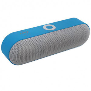 iUni DF19 Bluetooth speaker, Card slot, Grey-Blue - Img 4