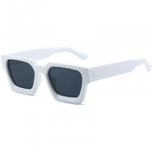 iUni iEye Retro Square Sunglasses, UV400, White