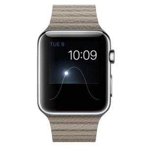 iUni Leather Loop Armband für Apple Watch 1/2/3/4/5/6/7, 42 mm, Kunstleder, cremefarben - Img 12