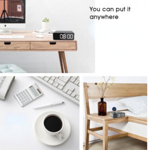 iUni SpyCam IP33-horloge, wifi, Full HD-spionagecamera, 150 graden beeldhoek, P2P, nachtzicht, bewegingssensor - Img 5
