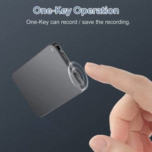iUni V15 Мини шпионски диктофон, 32GB, 68 часа, гласово активиране, MP3 плейър - Img 6